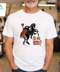 So no head spooky pumpkin head Halloween shirt