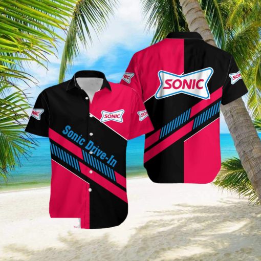 Sonic Drive In New New Aloha Hawaiian Beach Shirt For Summer Tropical Summer