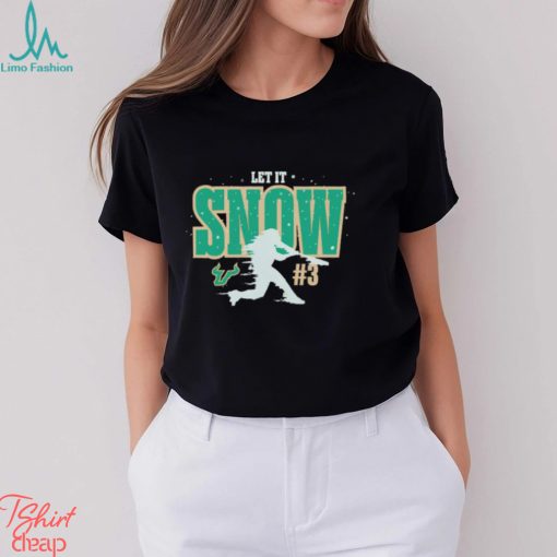 South Florida Bulls baseball Let It Snow shirt