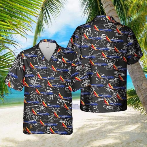 Southwest Airlines Boeing 737 7h4 Hawaiian Shirt