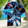 Corona Extra American Flag Tropical Flower Hawaiian Shirts