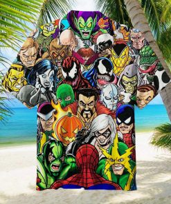 Spider Man Villains Unisex Aloha Hawaiian Shirt