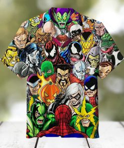 Spider Man Villains Unisex Aloha Hawaiian Shirt