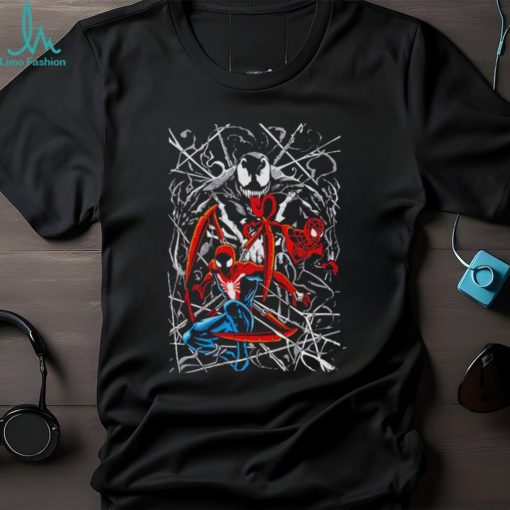 Spider man and Venom web heads shirt