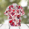 Disney Car Lightning Mcqueen Watercolor Seamless Disney Hawaiian Shirt And Short For Men And Women Gift