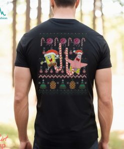 Spongebob Squarepants And Patrick Holiday Sweater Shirt