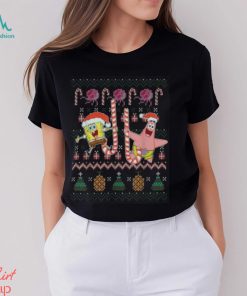 Spongebob Squarepants And Patrick Holiday Sweater Shirt