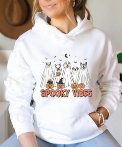 Spooky Vibes Halloween Funny Dog Ghost shirt