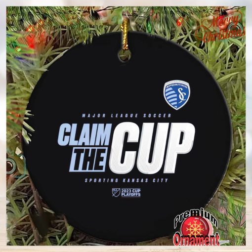 Sporting Kansas City 2023 MLS Cup Playoffs claim the cup ornament