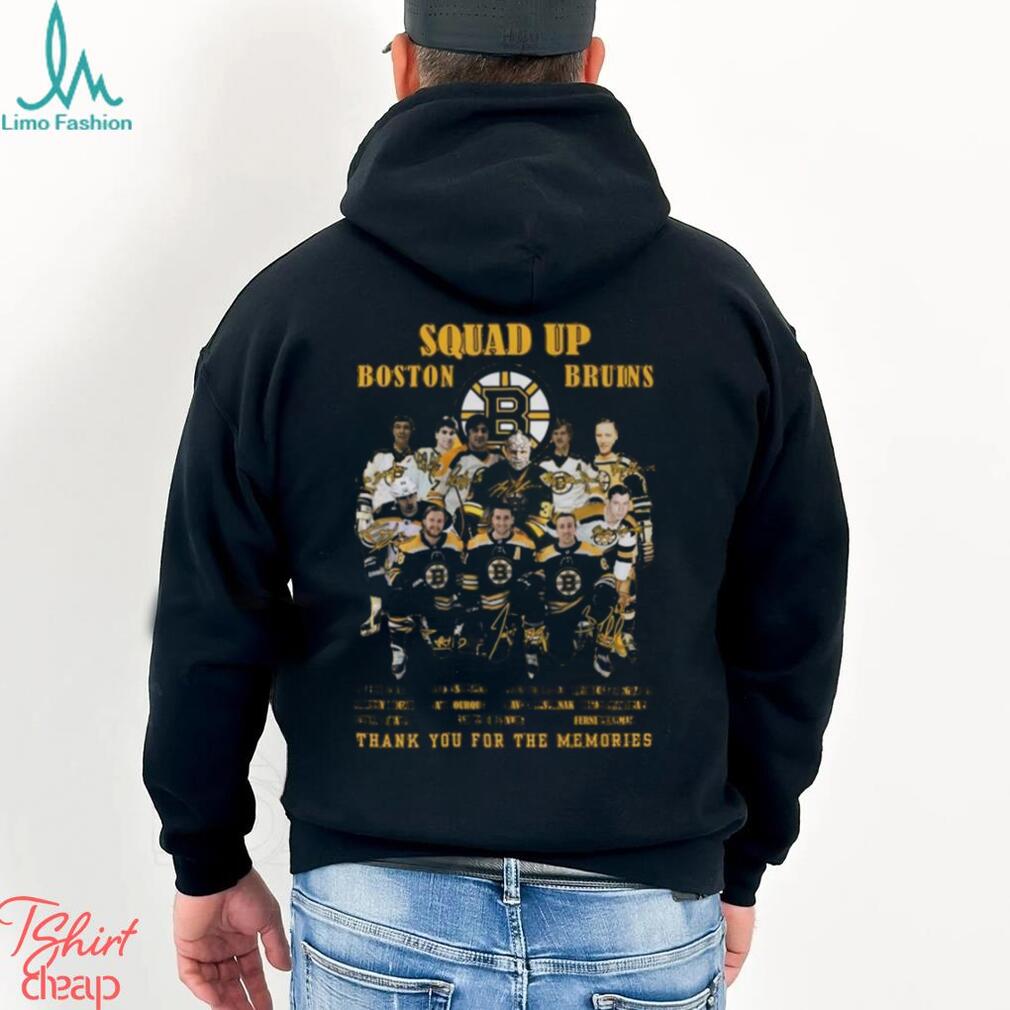 Official squad Up Boston Bruins Thank You For The Memories T-Shirt