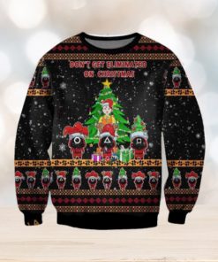 Squid GAME Ugly Christmas 3D Sweater, Funny Xmas Sweater