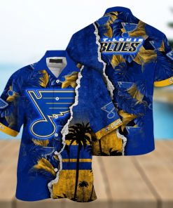 St. Louis Blues NHL Hawaiian Shirt Custom Tan Lines Aloha Shirt