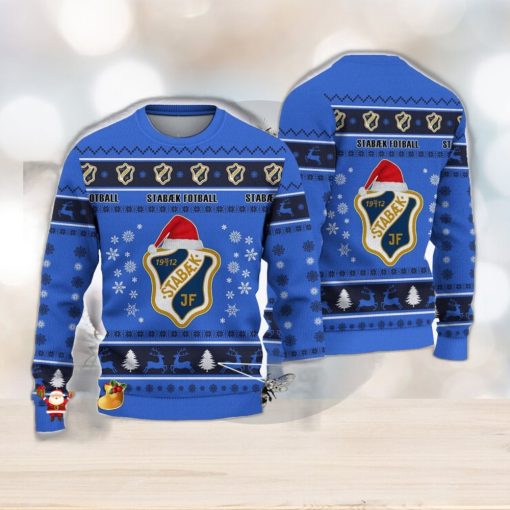 Stabæk Fotball Coconut Eliteserien Ugly 3D Christmas Sweater Unisex For Fans Gift Snow Flower