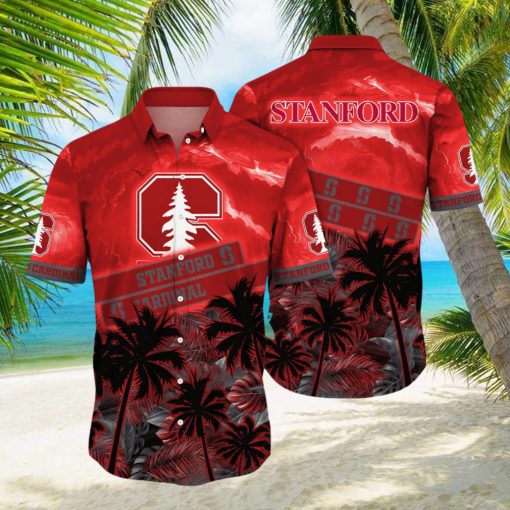 Stanford Cardinal NCAA Hawaiian Shirt Beach Ball Aloha Shirt