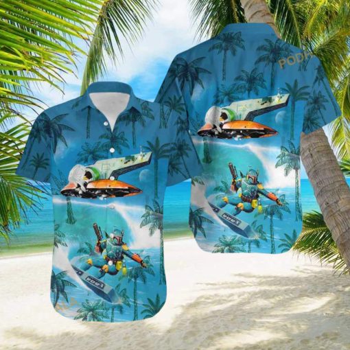 Star Wars Boba Fett The Mandalorian Surfing Shirt