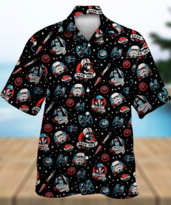 Star Wars Darth Vader Storm Trooper Dark Side Black Hawaiian Shirt