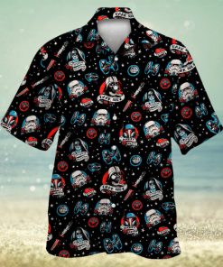 Star Wars Darth Vader Storm Trooper Dark Side Black Hawaiian Shirt