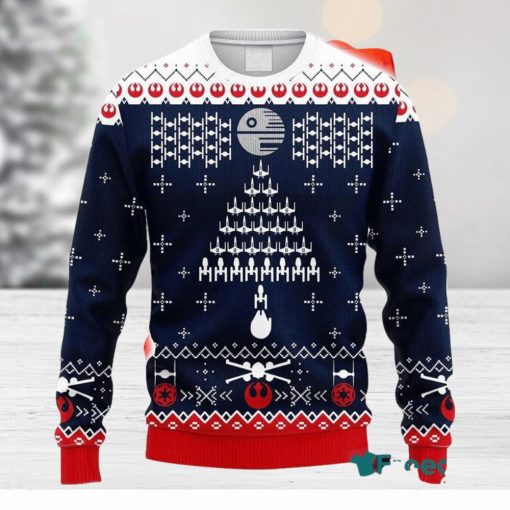 Star Wars Fight Ship Amazing Ugly Christmas 3D Sweaters Gift For Men And Women