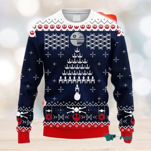 Star Wars Fight Ship Amazing Ugly Christmas 3D Sweaters Gift For Men And Women