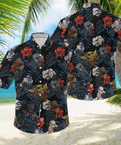 Star Wars Floral Aloha Hawaiian Shirt