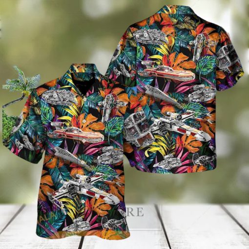 Star Wars Lego Ship Tropical Hawaii Shirt