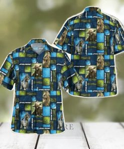 Star Wars Yoda C3p0 And R2d2 Tropical Hawaiian Shirt