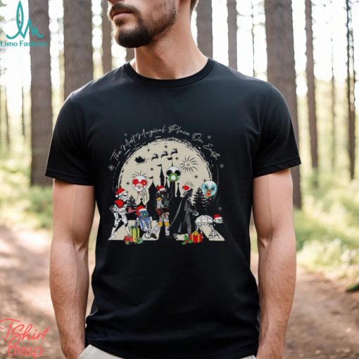 Starwars Christmas Shirt The Most Magical Place On Earth Galaxy T Shirt Unisex