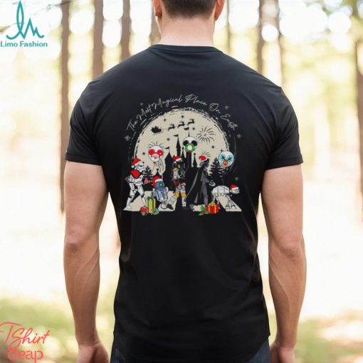 Starwars Christmas Shirt The Most Magical Place On Earth Galaxy T Shirt Unisex