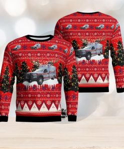 Statesboro, Georgia, Bulloch County EMS AOP Ugly Sweater Xmas Christmas Gift