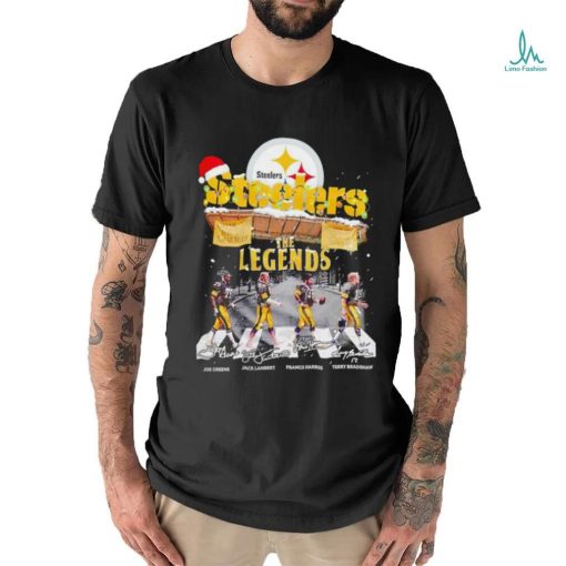 Steelers thank you for the memories The Legends Abbey Road signatures shirt