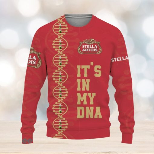 Stella Artois Beers It’s In My DNA Ugly Christmas Sweater For Men And Women