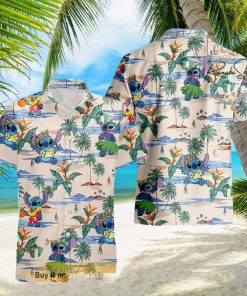 Stich Family Beach Disney Hawaiian Shirt