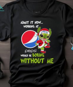 Stitch Admit it now Working at Pepsi would be Boring without Me Christmas 2023 Shirt