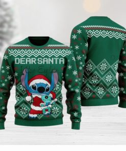 Stitch Dear Santa Ugly Sweater Christmas