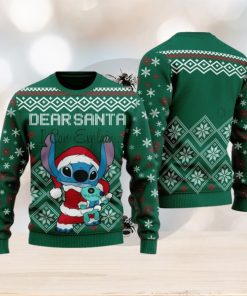 Stitch Dear Santa Ugly Sweater Christmas