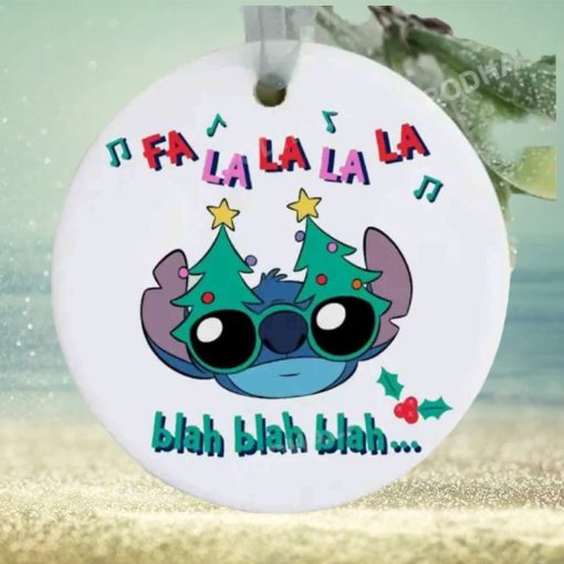 Stitch Fans Falalala Christmas Tree Decoration Christmas Ornaments