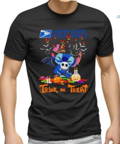Stitch United States Postal Service trick or treat Halloween tee shirt