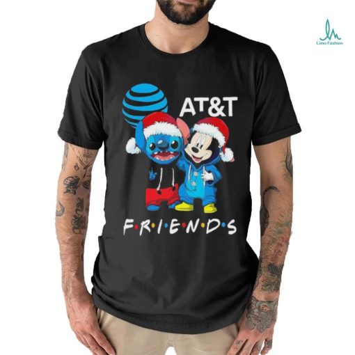 Stitch and Mickey Mouse AT and T Friends Merry Christmas Sweater