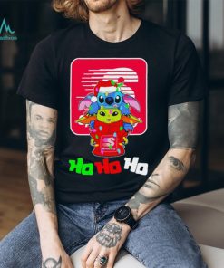 Stitch and baby Yoda Speedway ho ho ho Christmas shirt