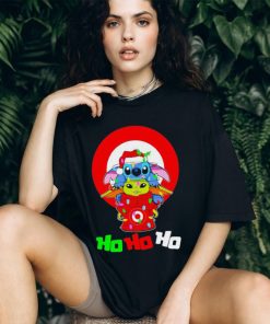 Stitch and baby Yoda Target ho ho ho Christmas shirt