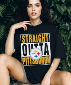 Straight Outta Pittsburgh Steelers Logo Shirt