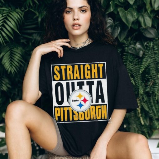 Straight Outta Pittsburgh Steelers Logo Shirt