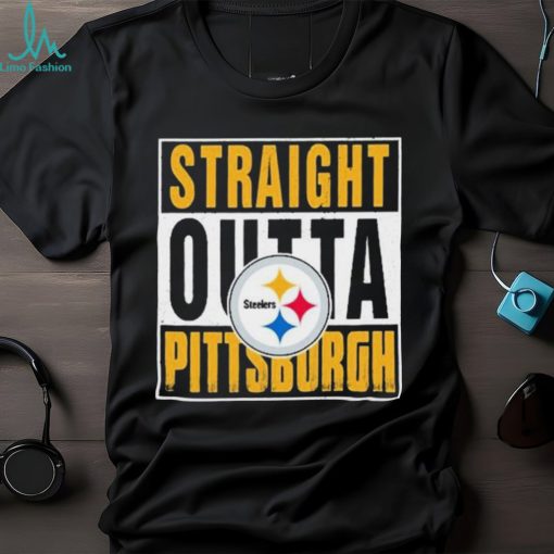 Straight Outta Pittsburgh Steelers Logo Shirt
