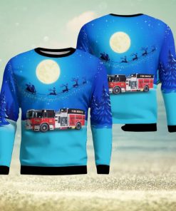 Strum, Wisconsin, Strum Unity Fire Department AOP 3D Ugly Christmas Sweater