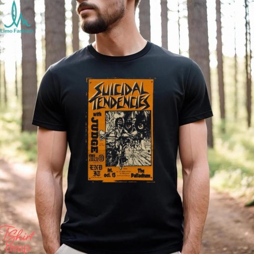 Suicidal tendencies the palladium 10 13 2023 shirt