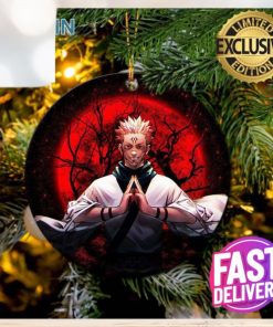 Sukuna Jujutsu Kaisen Moonlight Xmas Custom Name Tree Decorations Ornament