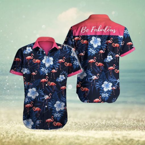 Summer Aloha Flamingo Hawaiian Shirt Beach Gift For Friend