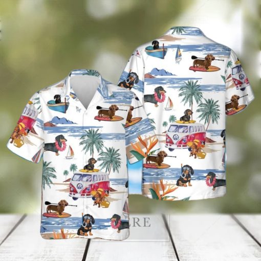 Summer Dog Custom Hawaiian Shirt