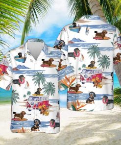 Summer Dog Custom Hawaiian Shirt