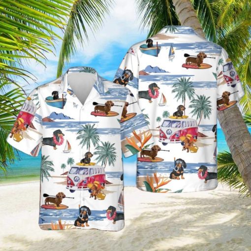 Summer Dog Custom Hawaiian Shirt